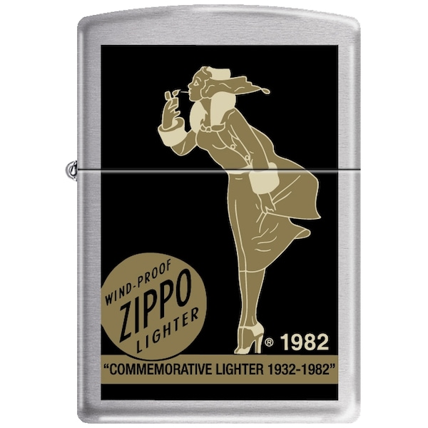 Zippo 2024 Zippo Custom 205 Windy Satin-Wind Proof ZIP-207CI005705 - main